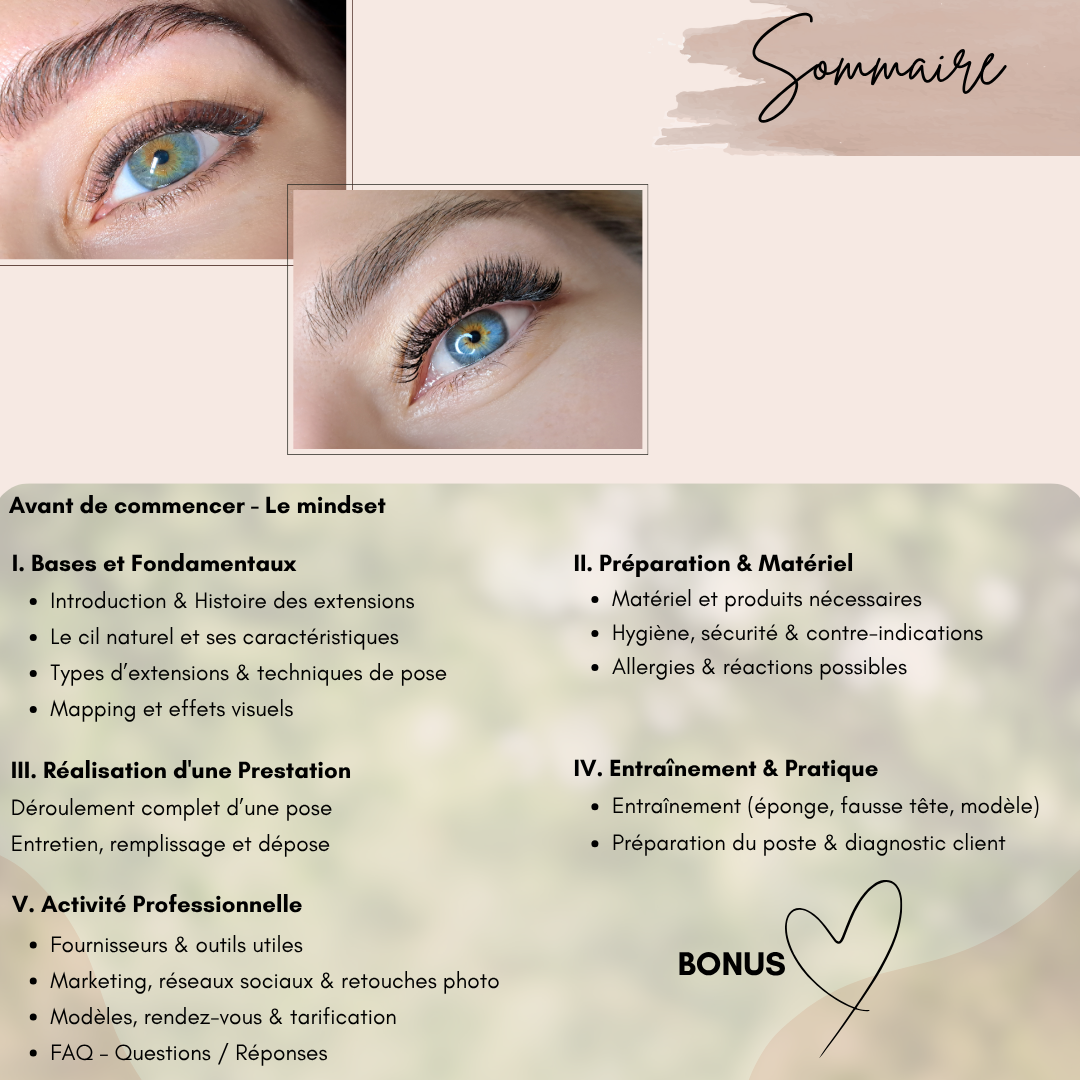 L'Art des Extensions de Cils